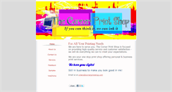 Desktop Screenshot of cornerprintshop.com